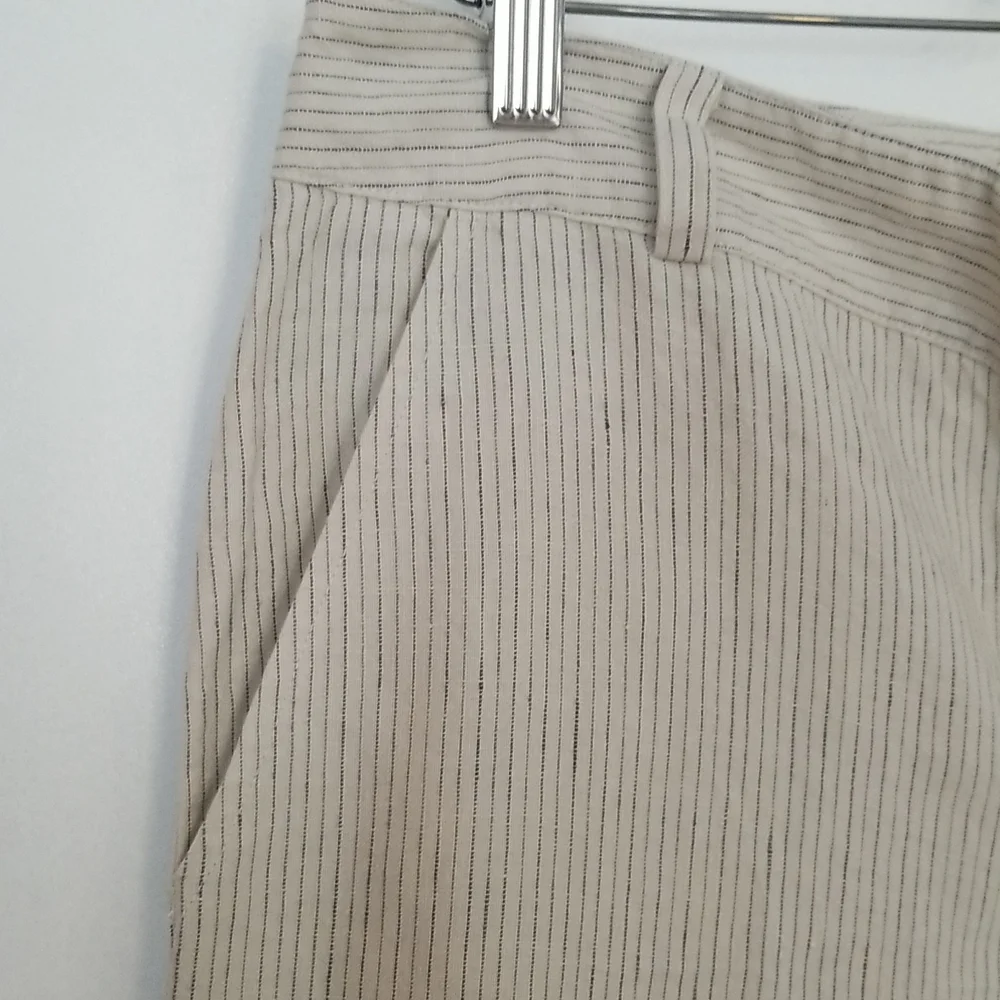 Victoria Secret Vintage London Jean Marisa Fit Linen Pants size 8 NWOT - Picture 4 of 7